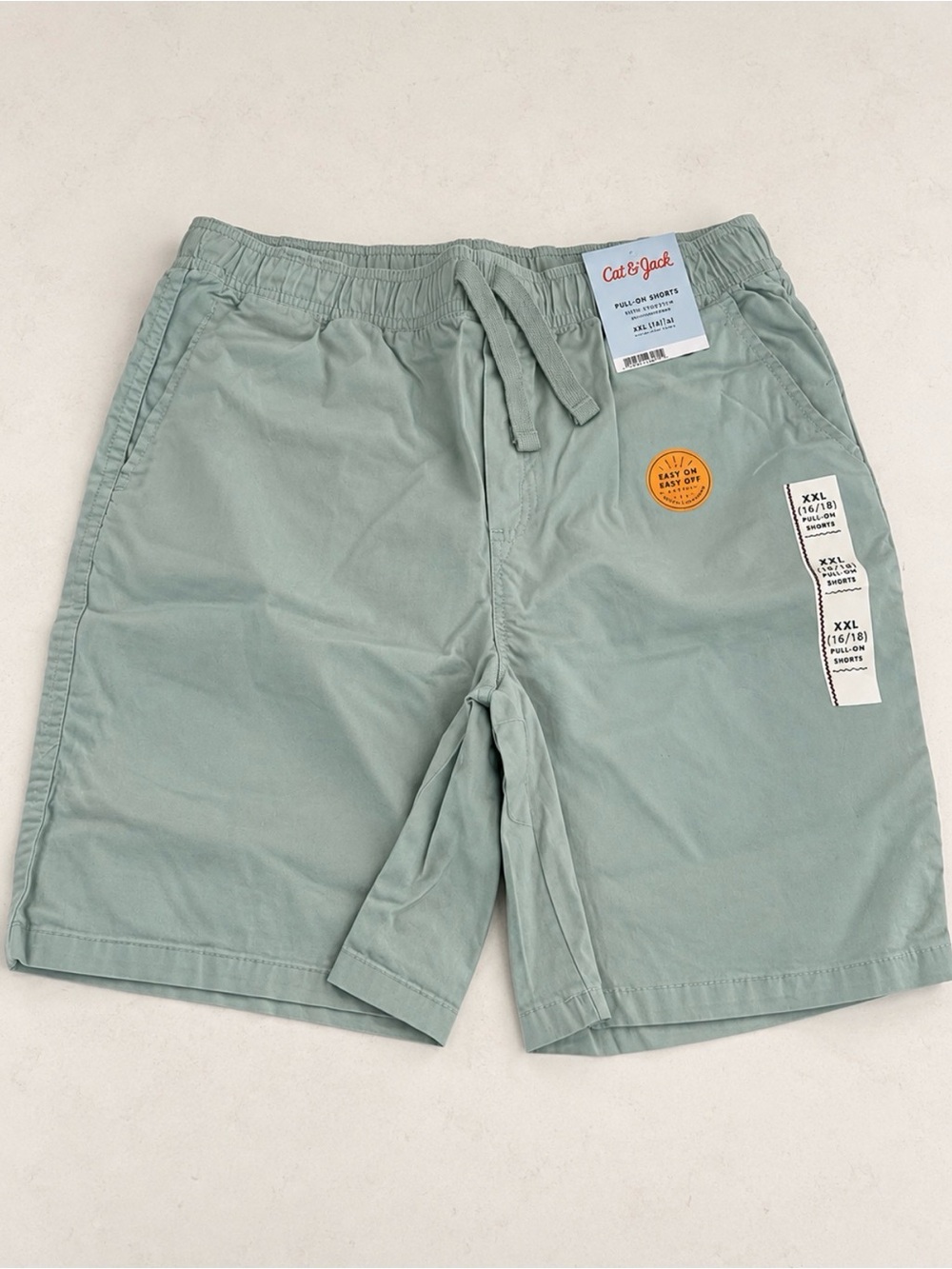 Cat & Jack Men's Pull-On Shorts in Light Teal